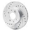 631-67037L Drilled/Slotted Brake Rotor [Silver], 1988-2006 Infiniti/Nissan, Position: Front Left - image 2