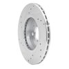 631-67037R Drilled/Slotted Brake Rotor [Silver], 1988-2006 Infiniti/Nissan, Position: Front Right - image 4