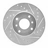631-67040R Drilled/Slotted Brake Rotor [Silver], 1993-2006 Infiniti/Nissan, Position: Front Right - image 1