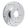 631-67041R Drilled/Slotted Brake Rotor [Silver], 1991-1994 Infiniti/Nissan, Position: Front Right - image 2