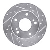 631-67042R Drilled/Slotted Brake Rotor [Silver], 1994-1996 Infiniti/Nissan, Position: Front Right - image 1