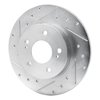 631-67043L Drilled/Slotted Brake Rotor [Silver], 1994-2004 Infiniti/Nissan, Position: Rear Left - image 2