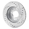 631-67044L Drilled/Slotted Brake Rotor [Silver], 1995-2000 Infiniti/Nissan, Position: Front Left - image 4