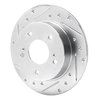 631-67046L Drilled/Slotted Brake Rotor [Silver], 1994-1998 Infiniti/Nissan, Position: Rear Left - image 2