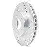 631-67048R Drilled/Slotted Brake Rotor [Silver], 1999-2001 Infiniti/Nissan, Position: Front Right - image 2