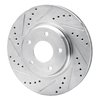 631-67049L Drilled/Slotted Brake Rotor [Silver], 2002-2006 Infiniti/Nissan, Position: Front Left - image 2