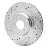 631-67051L Drilled/Slotted Brake Rotor [Silver], 2003-2005 Infiniti/Nissan, Position: Front Left - image 2