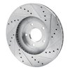 631-67051L Drilled/Slotted Brake Rotor [Silver], 2003-2005 Infiniti/Nissan, Position: Front Left - image 4