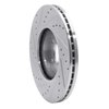 631-67052R Drilled/Slotted Brake Rotor [Silver], Fits Select Infiniti/Nissan, Position: Front Right - image 4