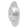 631-67053R Drilled/Slotted Brake Rotor [Silver], 2004-2006 Infiniti/Nissan, Position: Rear Right - image 2