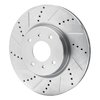 631-67054L Drilled/Slotted Brake Rotor [Silver], 2004-2006 Infiniti/Nissan, Position: Front Left - image 2