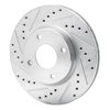 631-67056L Drilled/Slotted Brake Rotor [Silver], 2007-2014 Infiniti/Nissan, Position: Front Left - image 2