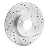 631-67056R Drilled/Slotted Brake Rotor [Silver], 2007-2014 Infiniti/Nissan, Position: Front Right - image 2