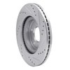 631-67057L Drilled/Slotted Brake Rotor [Silver], 2007-2013 Infiniti/Nissan, Position: Front Left - image 4