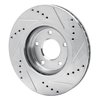631-67058L Drilled/Slotted Brake Rotor [Silver], 2007-2015 Infiniti/Nissan, Position: Front Left - image 4