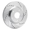 631-67058R Drilled/Slotted Brake Rotor [Silver], 2007-2015 Infiniti/Nissan, Position: Front Right - image 2