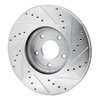 631-67059L Drilled/Slotted Brake Rotor [Silver], 2007-2017 Multiple Makes/Models, Position: Front Left - image 4