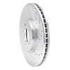 631-67059R Drilled/Slotted Brake Rotor [Silver], 2007-2017 Multiple Makes/Models, Position: Front Right - image 2