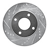 631-67062L Drilled/Slotted Brake Rotor [Silver], 2007-2017 Infiniti/Nissan, Position: Front Left - image 1
