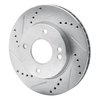 631-67062L Drilled/Slotted Brake Rotor [Silver], 2007-2017 Infiniti/Nissan, Position: Front Left - image 2