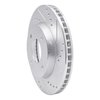 631-67062R Drilled/Slotted Brake Rotor [Silver], 2007-2017 Infiniti/Nissan, Position: Front Right - image 2