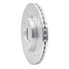 631-67064R Drilled/Slotted Brake Rotor [Silver], 2013-2019 Infiniti/Nissan, Position: Front Right - image 2