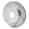631-67065L Drilled/Slotted Brake Rotor [Silver], 2011-2019 Infiniti/Nissan, Position: Front Left - image 2