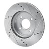 631-67065L Drilled/Slotted Brake Rotor [Silver], 2011-2019 Infiniti/Nissan, Position: Front Left - image 4
