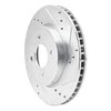 631-67065R Drilled/Slotted Brake Rotor [Silver], 2011-2019 Infiniti/Nissan, Position: Front Right - image 2