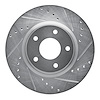 631-67066R Drilled/Slotted Brake Rotor [Silver], Fits Select Infiniti/Nissan, Position: Front Right - image 1