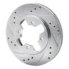 631-67074L Drilled/Slotted Brake Rotor [Silver], 1984-1986 Infiniti/Nissan, Position: Front Left - image 2