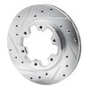 631-67078L Drilled/Slotted Brake Rotor [Silver], 1983-1985 Infiniti/Nissan, Position: Front Left - image 2