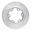 631-67078R Drilled/Slotted Brake Rotor [Silver], 1983-1985 Infiniti/Nissan, Position: Front Right - image 1