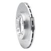 631-67078R Drilled/Slotted Brake Rotor [Silver], 1983-1985 Infiniti/Nissan, Position: Front Right - image 2