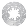 631-67079R Drilled/Slotted Brake Rotor [Silver], 1985-2012 Infiniti/Nissan, Position: Front Right
