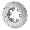 631-67081L Drilled/Slotted Brake Rotor [Silver], 1985-1997 Infiniti/Nissan, Position: Front Left - image 4