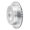 631-67083L Drilled/Slotted Brake Rotor [Silver], 1988-1995 Infiniti/Nissan, Position: Rear Left - image 2