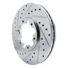 631-67084L Drilled/Slotted Brake Rotor [Silver], 1996-2004 Infiniti/Nissan, Position: Front Left - image 2