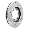 631-67084R Drilled/Slotted Brake Rotor [Silver], 1996-2004 Infiniti/Nissan, Position: Front Right - image 4