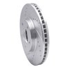 631-67087L Drilled/Slotted Brake Rotor [Silver], 2002-2017 Infiniti/Nissan, Position: Front Left - image 2