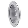 631-67089L Drilled/Slotted Brake Rotor [Silver], Fits Select Infiniti/Nissan, Position: Rear Left - image 4