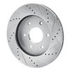 631-67091L Drilled/Slotted Brake Rotor [Silver], 2004-2005 Infiniti/Nissan, Position: Front Left - image 4