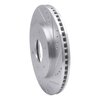 631-67091R Drilled/Slotted Brake Rotor [Silver], 2004-2005 Infiniti/Nissan, Position: Front Right - image 2