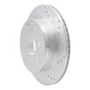 631-67093R Drilled/Slotted Brake Rotor [Silver], 2005-2012 Infiniti/Nissan, Position: Rear Right - image 2