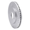 631-67095L Drilled/Slotted Brake Rotor [Silver], 2005-2021 Multiple Makes/Models, Position: Front Left - image 2
