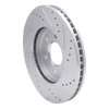 631-67095L Drilled/Slotted Brake Rotor [Silver], 2005-2021 Multiple Makes/Models, Position: Front Left - image 4
