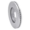 631-67095R Drilled/Slotted Brake Rotor [Silver], 2005-2021 Multiple Makes/Models, Position: Front Right - image 4