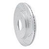 631-67096R Drilled/Slotted Brake Rotor [Silver], 2005-2007 Infiniti/Nissan, Position: Front Right - image 2