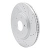 631-67097R Drilled/Slotted Brake Rotor [Silver], 2005-2007 Infiniti/Nissan, Position: Front Right - image 2