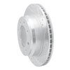 631-67101R Drilled/Slotted Brake Rotor [Silver], 2012-2021 Infiniti/Nissan, Position: Rr Right,Rear Right - image 2